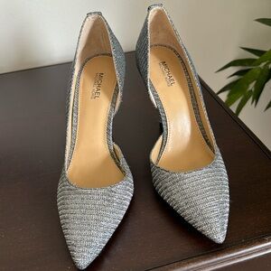 Gorgeous sparkly, Michael Kors heels wore once for an hour indoors. Size 6